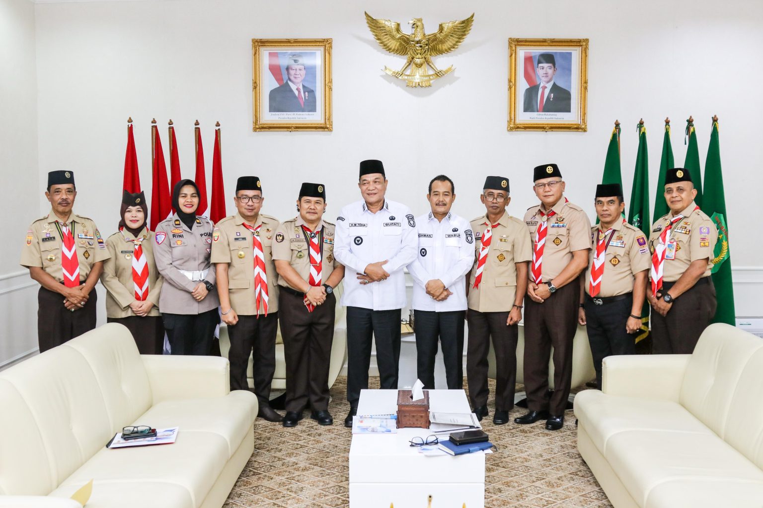 Bupati MUBA H. M. Toha, S.H. Dukung Penuh Kegiatan Pramuka Untuk Dukung Karakter Pemuda.