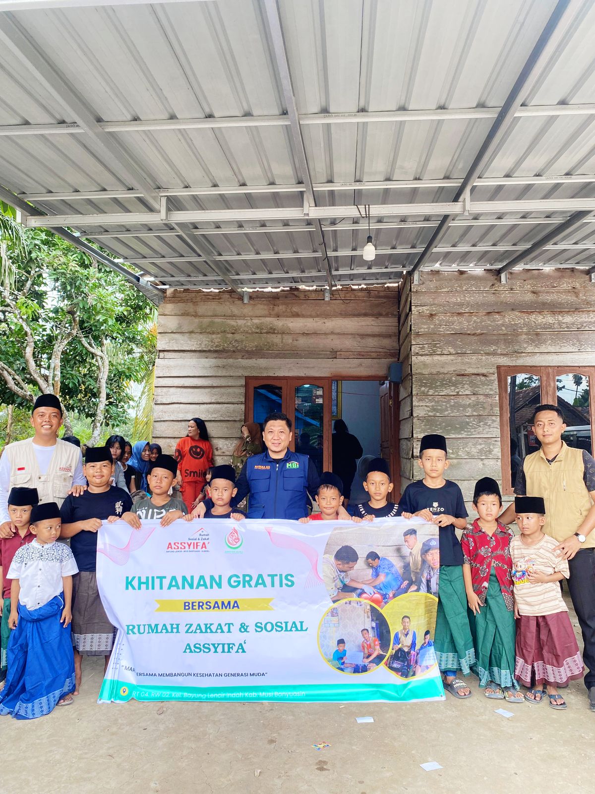 Khitan Gratis Bagi Warga kurang Mampu : Rumah Zakat dan Sosial Assyifa
