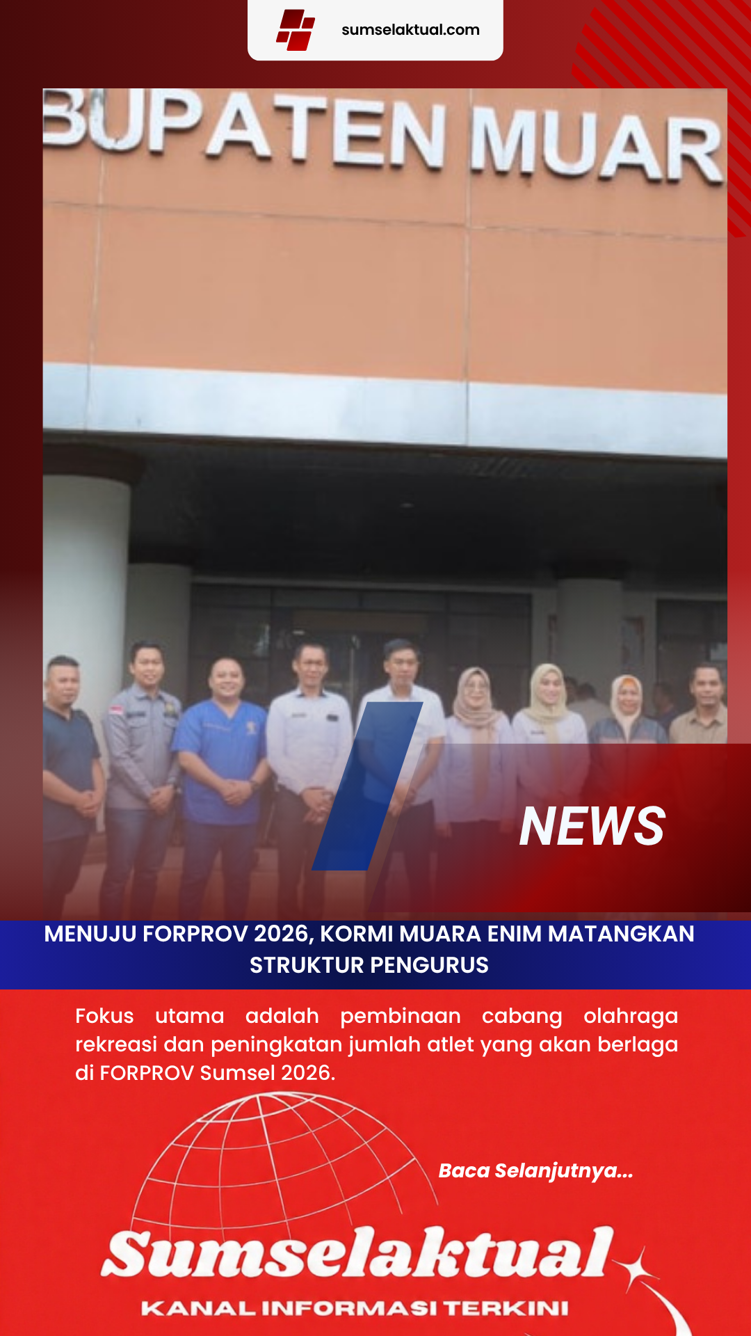 Menuju FORPROV 2026, KORMI Muara Enim Matangkan Struktur Pengurus