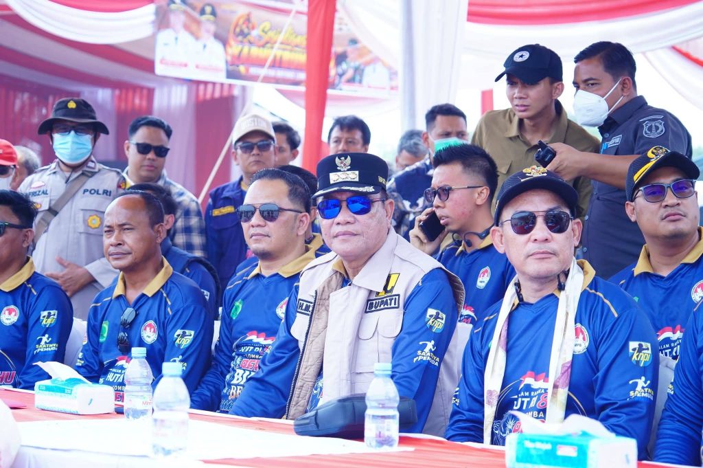 Semangat Kemerdekaan Bupati Muba Buka lomba Bidar Besale Bayung lencir.