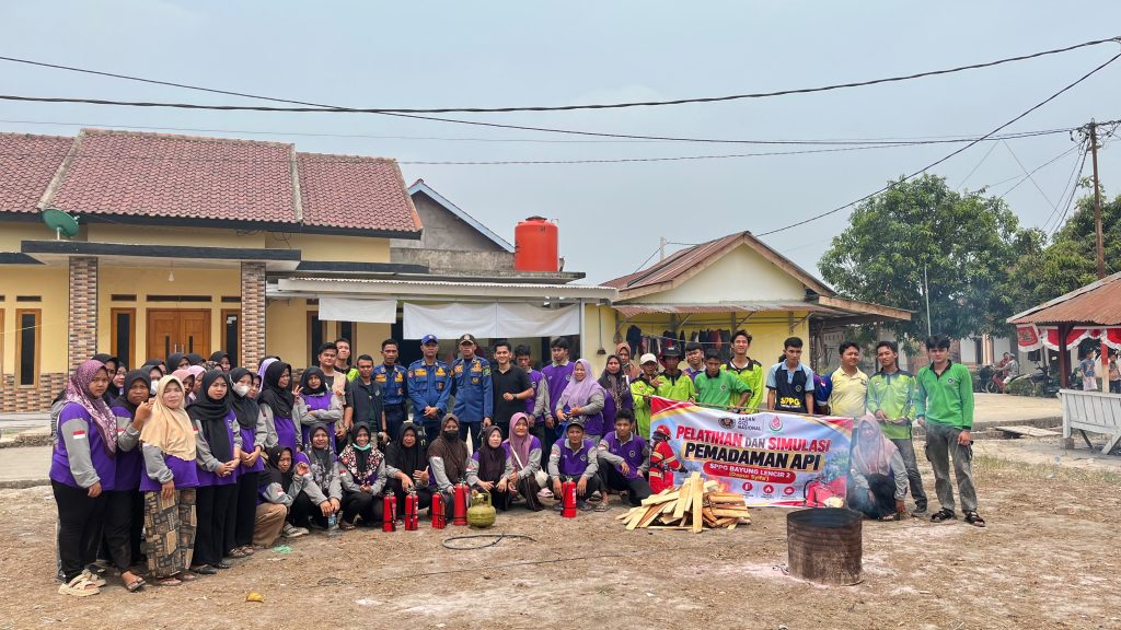 Pelatihan Dan Simulasi Pemadaman Api Bersama Damkar,Di Selenggarakan Oleh Yayasan Assyifa Muba